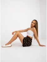 Šortky D73771M62233KA čierna