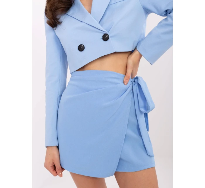 Spódnica MI SD model 20913004 jasny niebieski - FPrice Spódnica MI SD model 20913004 jasny niebieski - FPrice