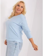 Bluzka RV BZ model 18965424 jasny niebieski - FPrice Bluzka RV BZ model 18965424 jasny niebieski - FPrice