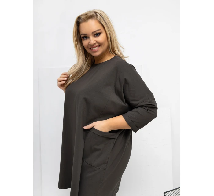 Blúzka RV BZ A1076.00 tmavá khaki Blúzka RV BZ A1076.00 tmavá khaki