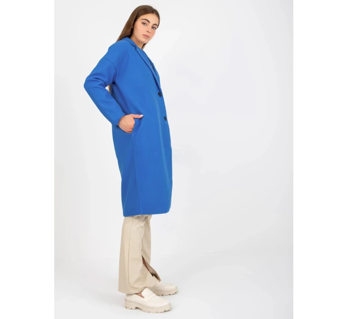 Dámsky kabát TW EN BI 7298 1.15 tmavomodrý Dámsky kabát TW EN BI 7298 1.15 tmavomodrý