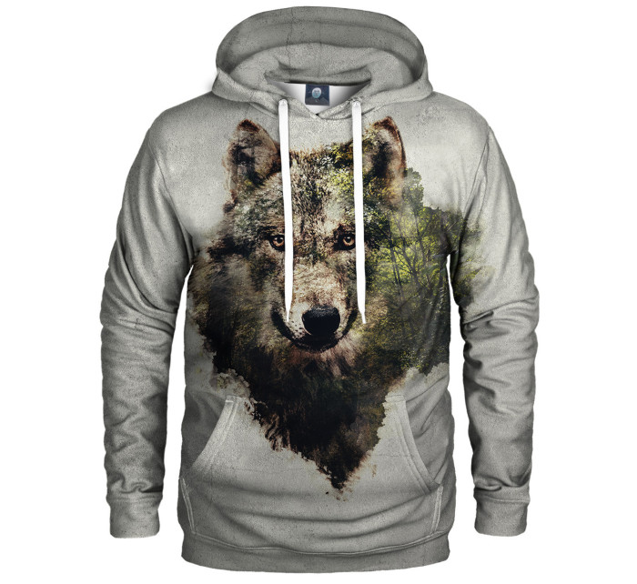 Aloha From Deer Forest Wolf Hoodie HK AFD1041 Grey