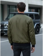 Pánská bunda bomber zelená Dstreet model 21968730 - FashionStreet