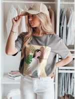 Dámské tričko graphite Dstreet model 21977081 - FashionStreet Dámské tričko graphite Dstreet model 21977081 - FashionStreet