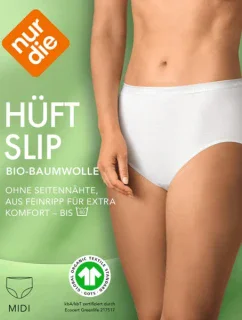 Dámské kalhotky střihu COTTON   bílá model 21183423 - NUR DIE