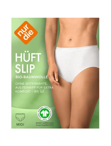 Dámské kalhotky střihu COTTON   bílá model 21183423 - NUR DIE