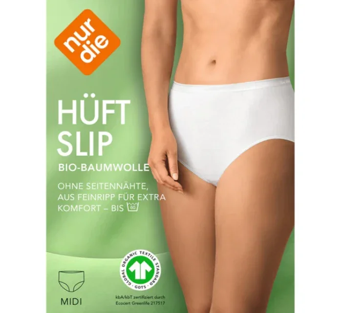 Dámské kalhotky střihu COTTON   bílá model 21183423 - NUR DIE