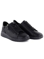 Skórzane damskie na czarne 138 model 22002244 - JEZZI