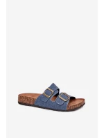 Dámské Pantofle Na Platformě S Přezkami model 21704354 - EVENTO Dámské Pantofle Na Platformě S Přezkami model 21704354 - EVENTO