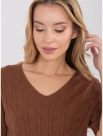 Jumper PM SW B 615.18 svetlohnedý