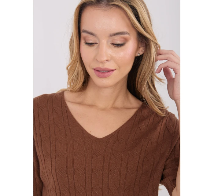 Jumper PM SW B 615.18 svetlohnedý