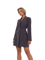 Šaty M749 tmavo šedé - MOE