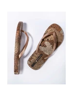 Dámske žabky Animal W 83617AY384 Brown with beige pattern - Ipanema
