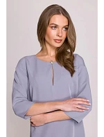 Dámske šaty S394 holubičkovo šedé – Stylove