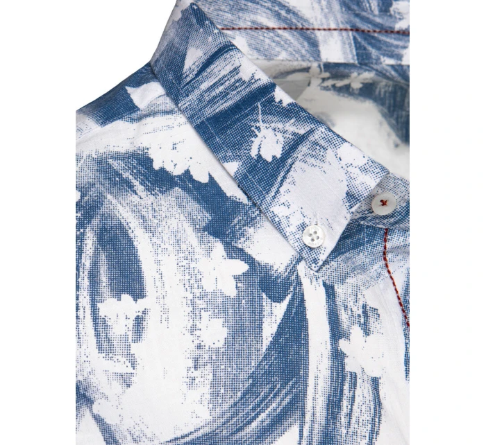 Pánská modrá košile Dstreet model 21975593 - FashionStreet Pánská modrá košile Dstreet model 21975593 - FashionStreet