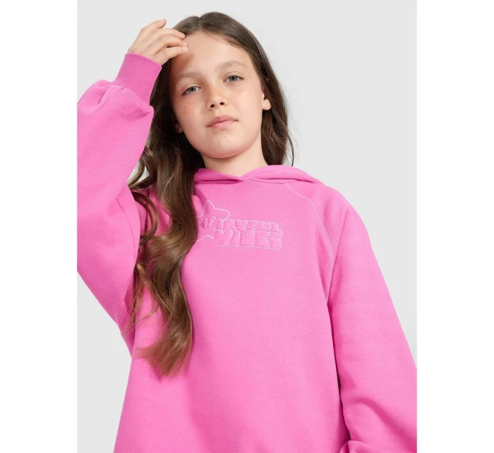 Dívčí mikina s kapucí model 21907215 - 4F