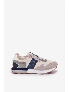 Semišové Pánské Tenisky Na Platformě Big Star model 21690845 HiPoly System Šedé - Big Star Shoes