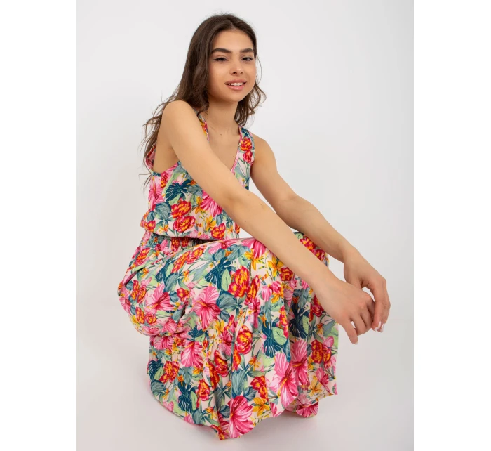 Šaty D73771R30391A koralová