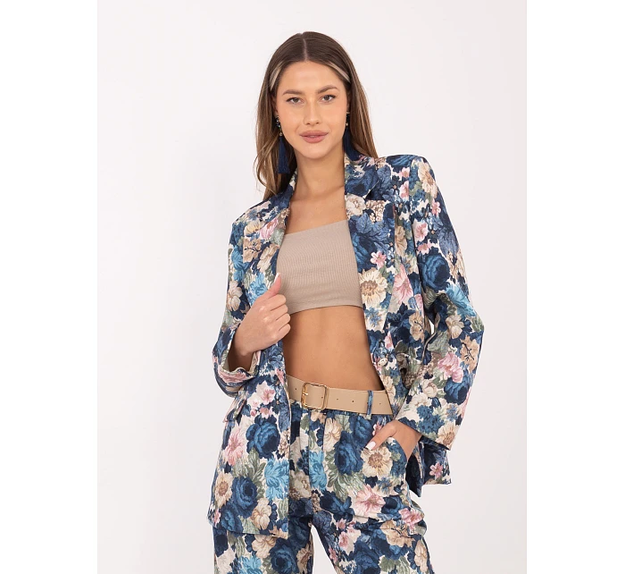 Marynarka IT MA model 22074573 ciemny niebieski - FPrice Marynarka IT MA model 22074573 ciemny niebieski - FPrice