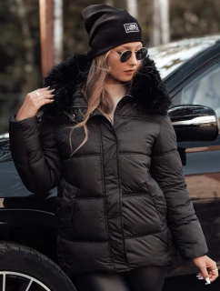 NORDKOLL dámska zimná prešívaná bunda s kapucňou čierna FashionStreet TY4711