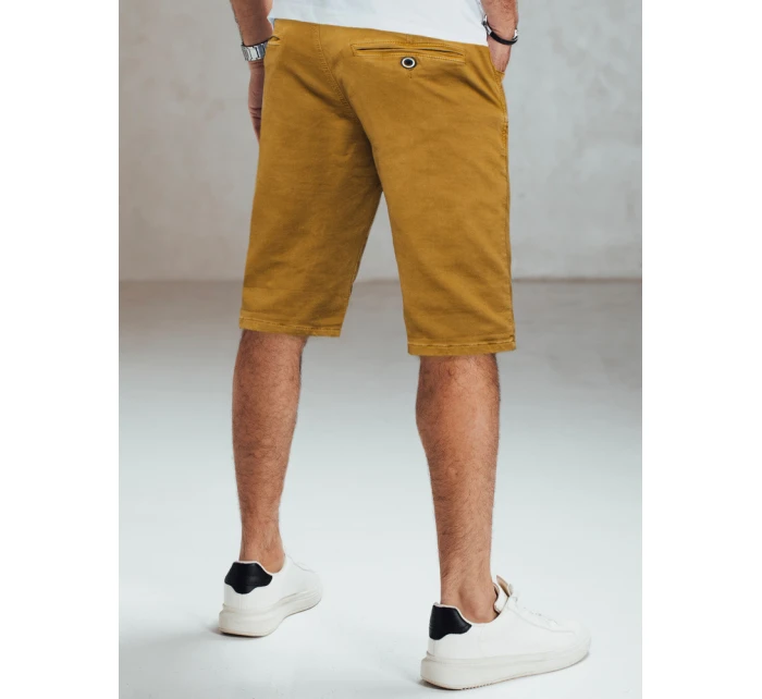 Pánske džínsové šortky ťavej farby Dstreet SX2571