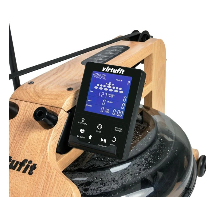 VIRTUFIT ELITE DREVENÝ VESLOVACÍ TRENAŽÉR S ODPOROM VODY - DREVO/DUB VIRTUFIT ELITE DREVENÝ VESLOVACÍ TRENAŽÉR S ODPOROM VODY - DREVO/DUB