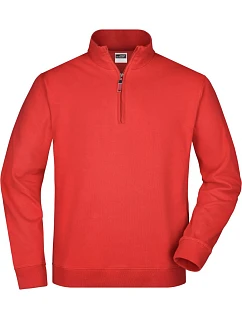 JN 352 Mikina s 1/4 zipem model 22485984 red - Daiber