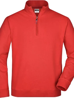 JN 352 Mikina s 1/4 zipem model 22485984 red - Daiber