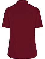 JN 679 Popelínová halenka s krátkým rukávem model 22488261 wine - Daiber JN 679 Popelínová halenka s krátkým rukávem model 22488261 wine - Daiber