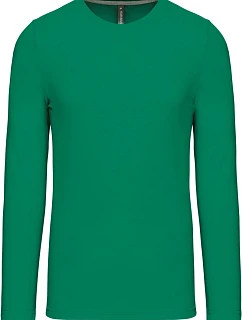 Kariban K 359 Pánske tričko s dlhým rukávom 20.K359 kelly green