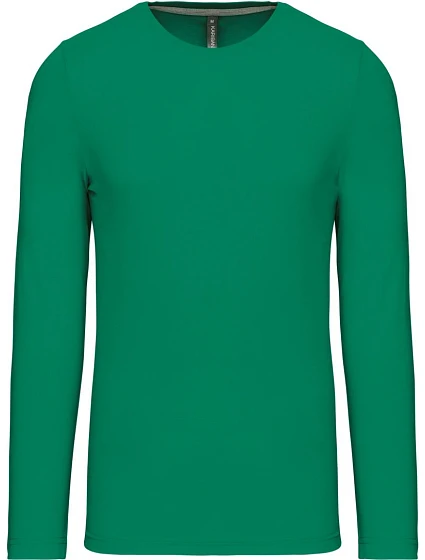 Kariban K 359 Pánske tričko s dlhým rukávom 20.K359 kelly green