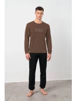 Pánské bavlněné pyžamo s manžetami model 20808041 - Vamp