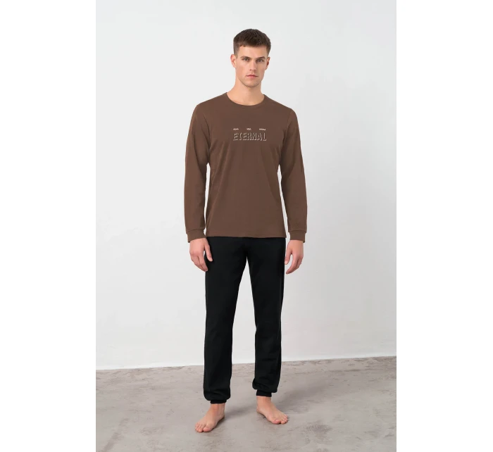 Pánské bavlněné pyžamo s manžetami model 20808041 - Vamp