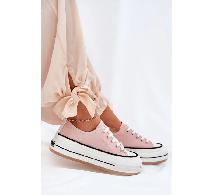 Damskie Trampki Big Star NN274207 Różowe