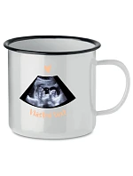Personalizovaný retro plechový pohár s ultrazvukom