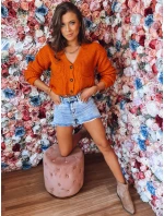 Dámský svetr oranžový Dstreet model 21969821 - FashionStreet