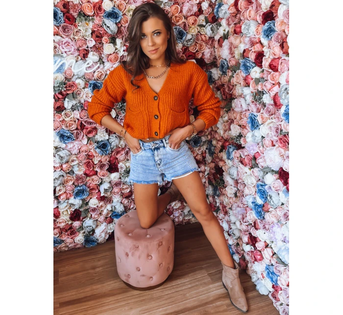 Dámský svetr oranžový Dstreet model 21969821 - FashionStreet