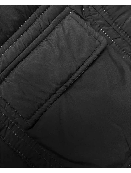 Černá péřová dámská vesta model 18851549 - S'WEST