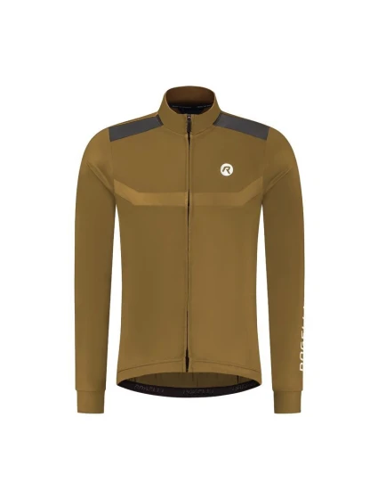 Rogelli dres s dlhým rukávom MONO hnedý 3XL Rogelli dres s dlhým rukávom MONO hnedý 3XL