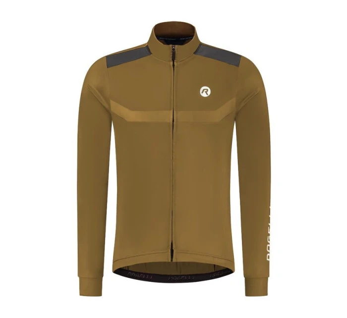 Rogelli dres s dlhým rukávom MONO hnedý 3XL Rogelli dres s dlhým rukávom MONO hnedý 3XL