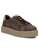 Dámské kožené sportovní polobotky na platformě,  model 22228932 - FILIPPO