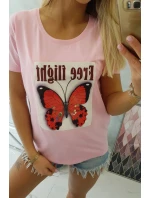 Blúzka Free Flight púdrovo ružová