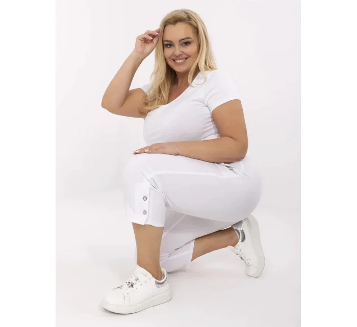 Nohavice AT SP 845.64 biele