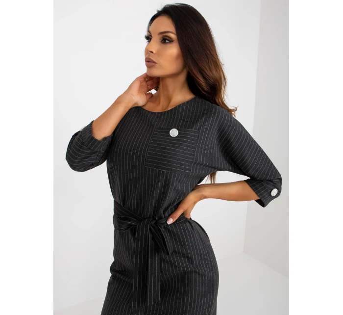 Dámské šaty LK SK model 17821304 tmavě šedé - FPrice