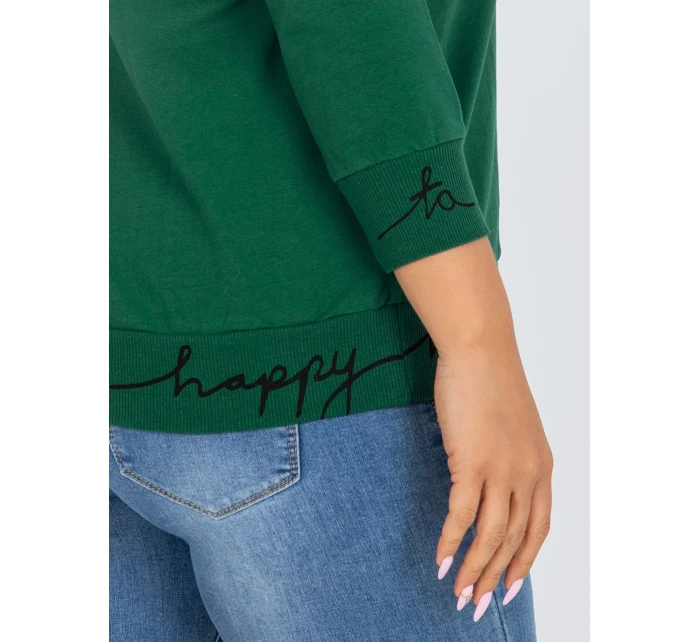 Mikina RV BL 5978.06P čierna a zelená