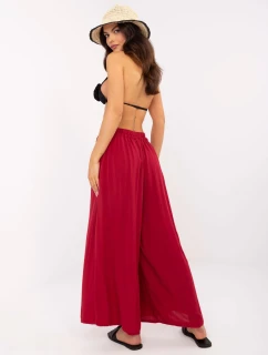 Spodnie TW SP BI model 20862984 bordowy - FPrice