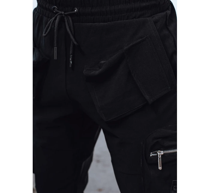 Pánske bojové nohavice čierne FashionStreet UX4299
