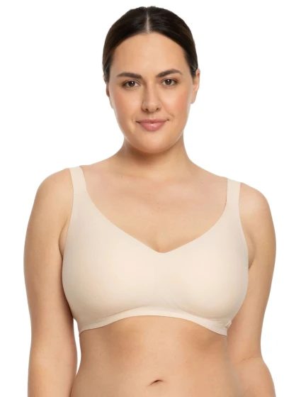 Dámsky športový top Jelly bra comfort beige - JULIMEX Dámsky športový top Jelly bra comfort beige - JULIMEX