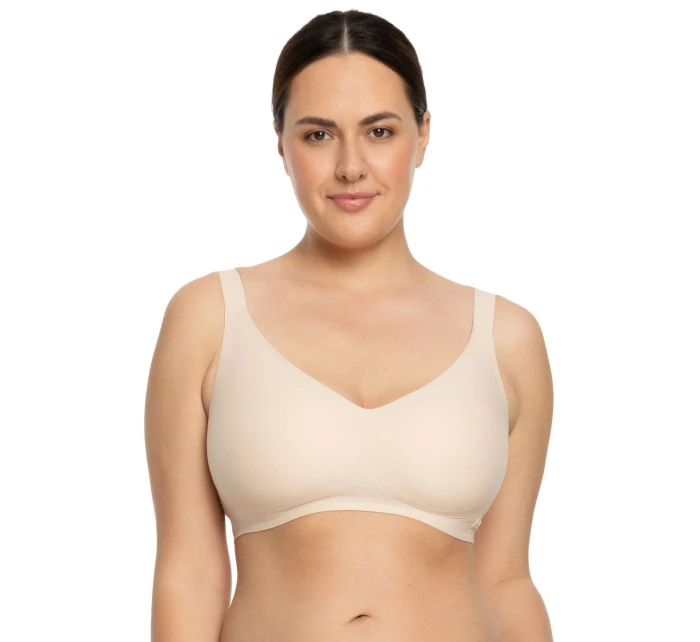 Dámsky športový top Jelly bra comfort beige - JULIMEX Dámsky športový top Jelly bra comfort beige - JULIMEX