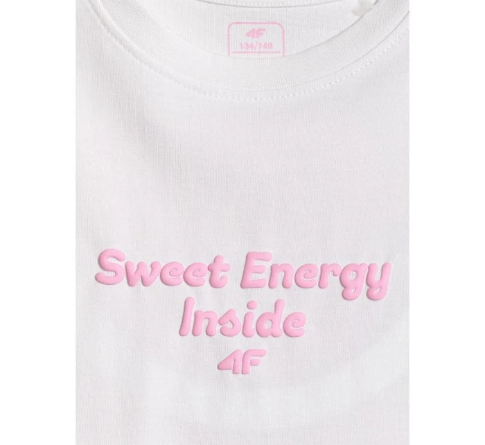 Dívčí volné tričko s potiskem 4F model 22088574 - Hikvision